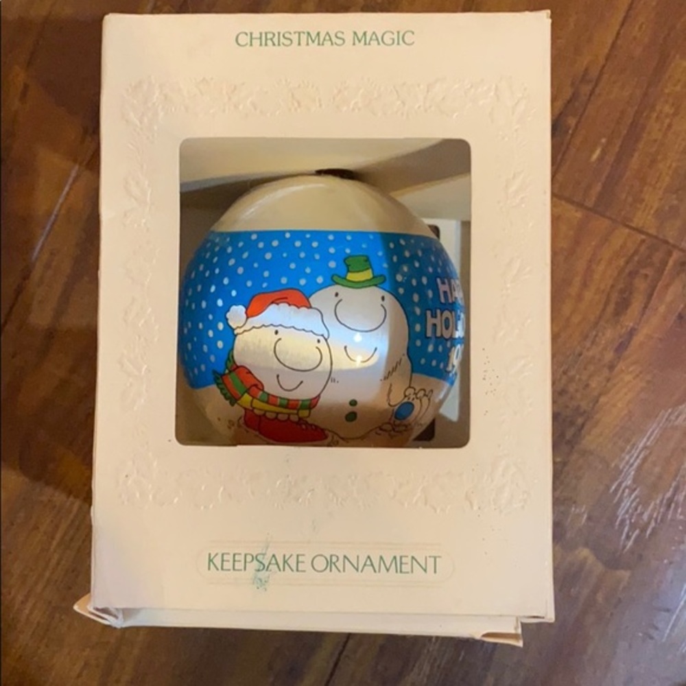 1982‎ ZIGGY Comics Holiday Christmas Ornament ball
